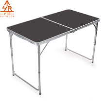 Folding Picnic Table with 4 Benches 4 Person Adjustable Height Portable Camping Table and Chairs Set